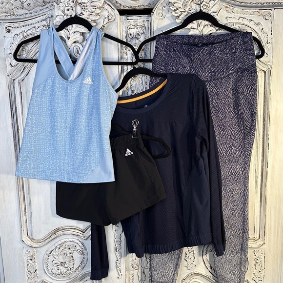 adidas Tops - Curated Four Piece Workout Bundle